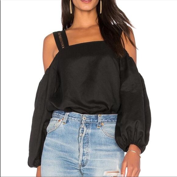 Revolve Blaque Label Cold Shoulder‎ Top - Picture 1 of 12